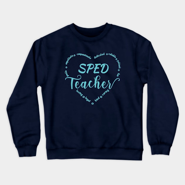 Sped Teacher Appreciation , Proud Special Education Gifts Crewneck Sweatshirt by MoodPalace